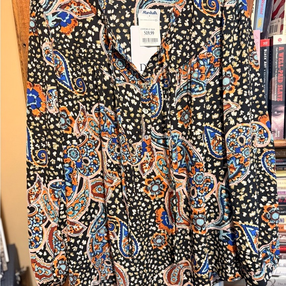 DR2 Tops - DR2 Multicolor Paisley Top